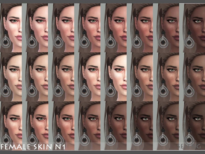 Female Skin N1 - Sims 4 Mod Download Free