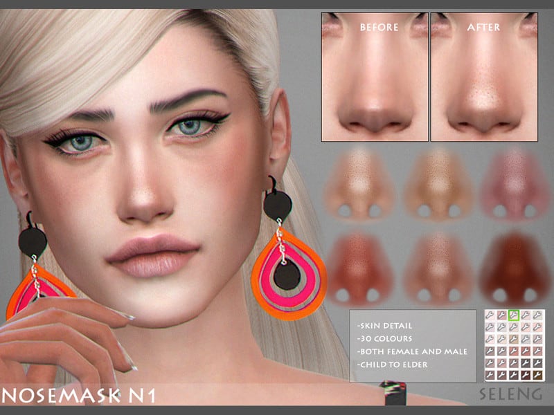 Female Skin N1 - Sims 4 Mod Download Free