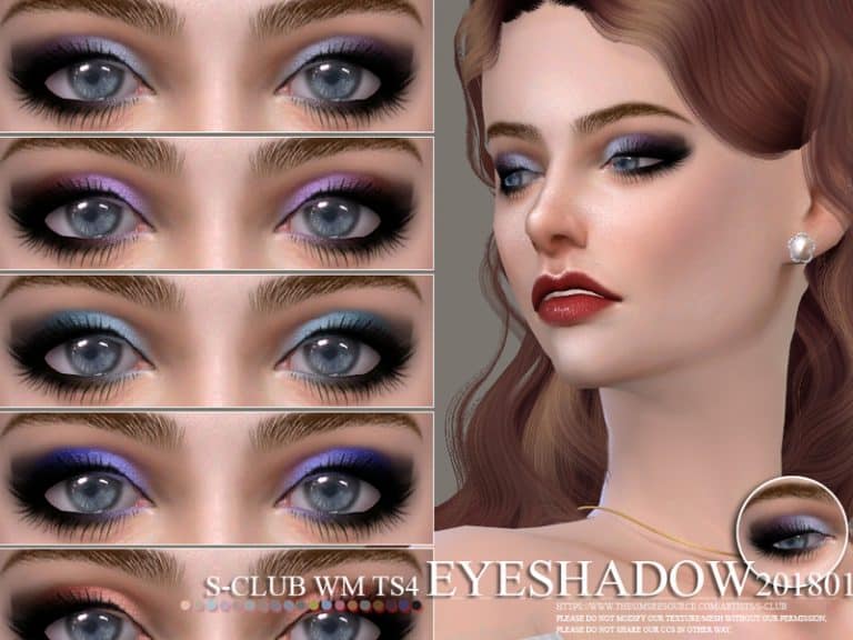 S Club Wm Thesims4 Eyeshadow 201801 Sims 4 Mod Download Free 0641