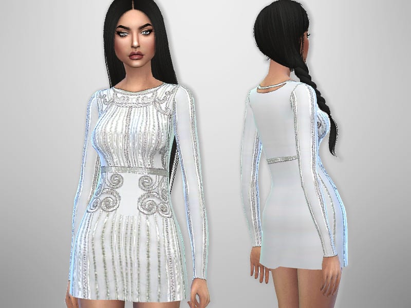 Sequin Dress - Sims 4 Mod Download Free