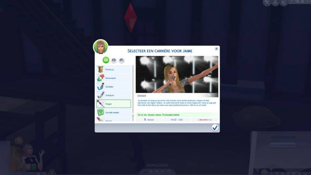 Singer Career + German Translated Added - Sims 4 Mod Download Free