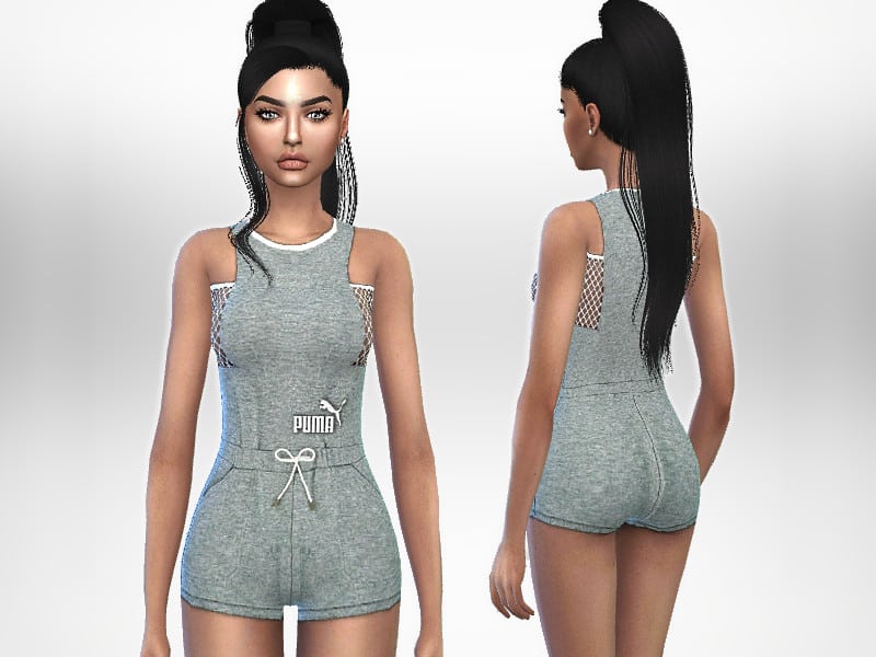 Sporty Romper - Sims 4 Mod Download Free