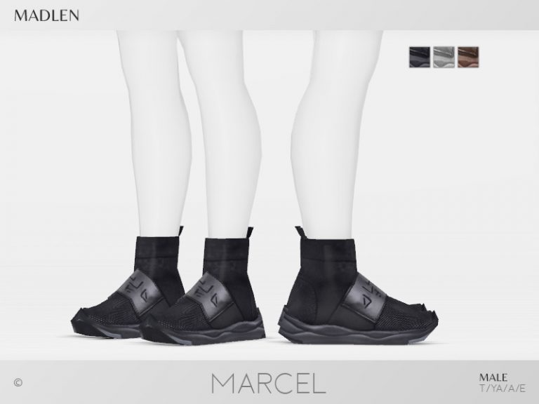 Madlen Marcel Shoes (Male) - Sims 4 Mod Download Free