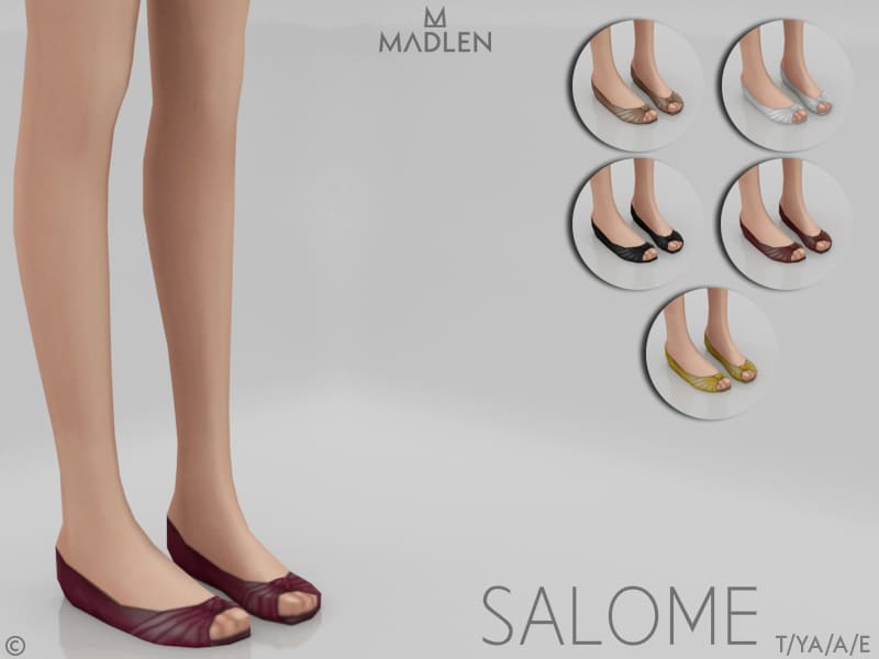 Madlen Salome Shoes - Sims 4 Mod Download Free