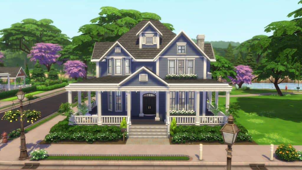 Maylenderton Victorian V2 - 4 BR, 3 BA House - Sims 4 Mod Download Free