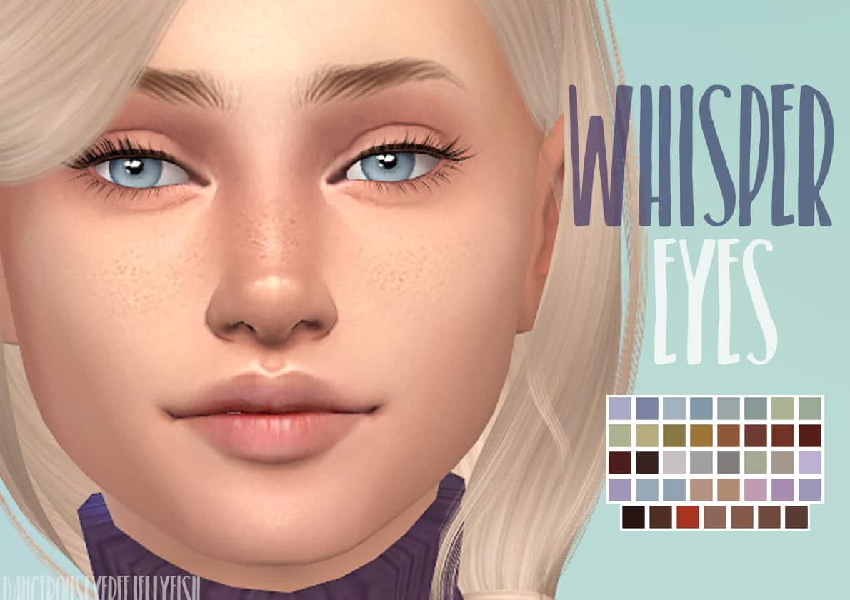 Mod The Sims - June - Default Replacement Eyes + Contacts