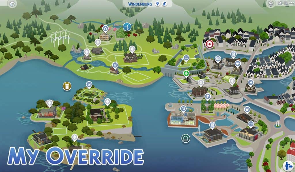 Windenburg Map Override - Sims 4 Mod Download Free