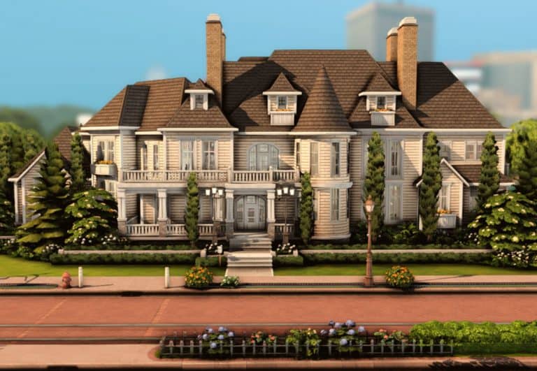 Luxury Family Mansion - Sims 4 Mod Download Free